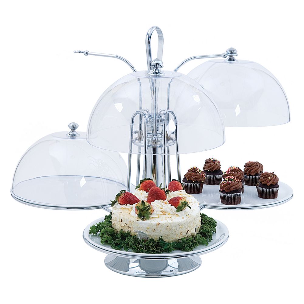 Buffet Euro Chrome Revolving Centerpiece