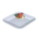 Buffet Euro 11" Square White Porcelain Plate