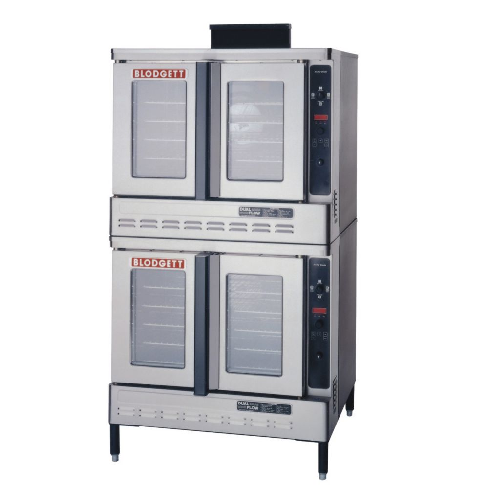 Blodgett Roll-in Dual Flow Gas Dbl Convection Oven w/ 2 Base Sections