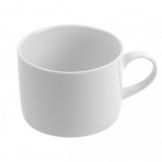 10 Strawberry Street Royal White Can Cup and Saucer