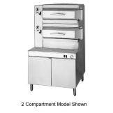 Cleveland Range 3 Compartment Pressure Type Gas Steamer