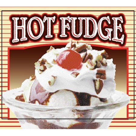 Decal, Hot Fudge; Ordered Sepa