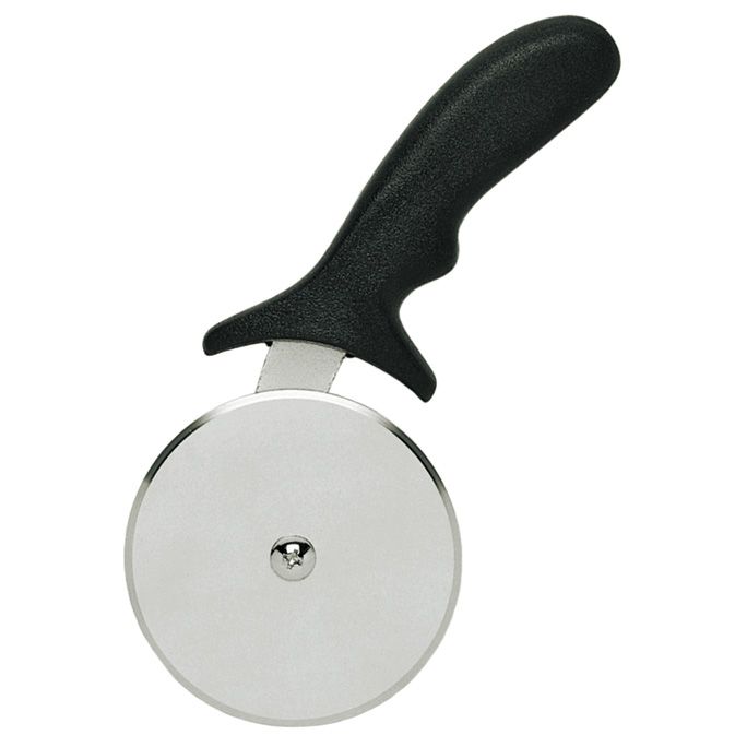 Update International S/S Wheel Pizza Cutter w/ Brown Bakelite Handle