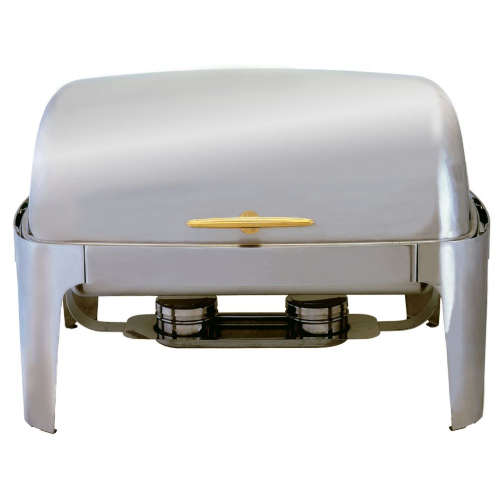 Update International Gold Accented 8 Qt Roll-Top Chafer