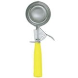 Update International Yellow 2 Oz Plastic Handle Dishers