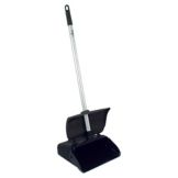 Update International Lobby Dust Pan w/ Hopper & Aluminum Handle