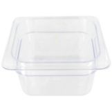 Update International Clear Polycarbonate Sixth Size 4" Deep Pan