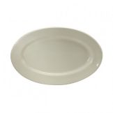 Buffalo Rolled Edge Undecorated Oval Platter, 7-1/8 x 4-7/8"