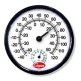Cooper Atkins -40&deg; to 120&deg;F Wall Thermometer w/ Humidity Scale