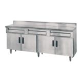 Adv. Tabco 30in. x 96in. Enclosed Base Table w/ Hinged Doors, HDRC-308