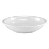 White Round Medium Deep Bowl, 14-1/2" x 3"