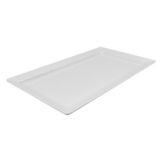 Large White Rectangular Pan Tray, 28" x 16"