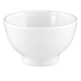 OCA Bianca White Bolo Melamine Bowl, 5-3/4" x 3-3/8"