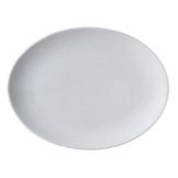 Vertex&reg; Ventana Collection White 13-1/4" Coupe Oval Platter