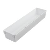 Rubbermaid White Plastic Drawer Organizer, 12" x 3"