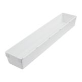 Rubbermaid White Plastic Drawer Organizer, 15" x 3"