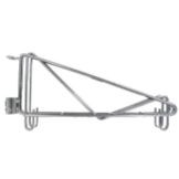 Focus Foodservice Chrome Double Wall Brackets For 18" Wide Shelf