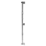 Focus Foodservice 33" Chromate Wall Mount Post Set