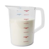 Rubbermaid Bouncer&reg; Clear Plastic 4 Qt Measuring Cup