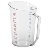 Cambro Clear Camwear&reg; 4 Qt Measuring Cup