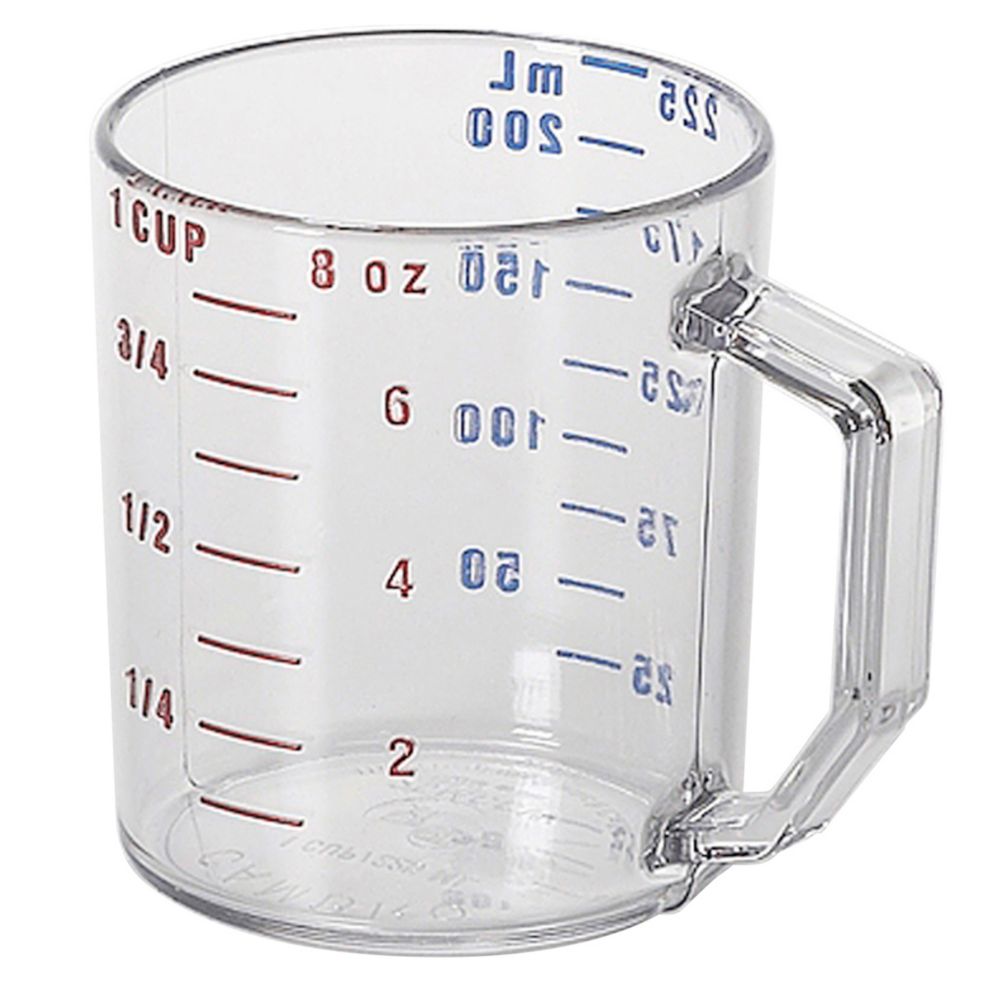 Cambro Clear Camwear&reg; 1 cup Dry Measuring Cup