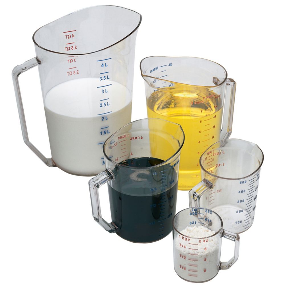 Cambro Clear Camwear&reg; 1 cup Dry Measuring Cup