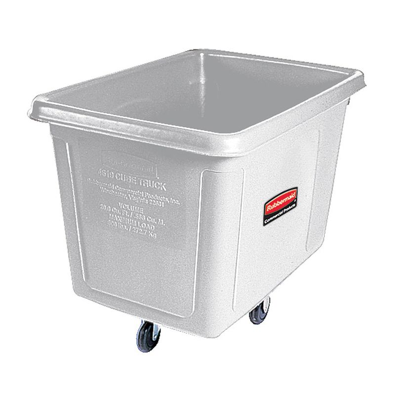 Rubbermaid White 8 cu ft Cube Truck