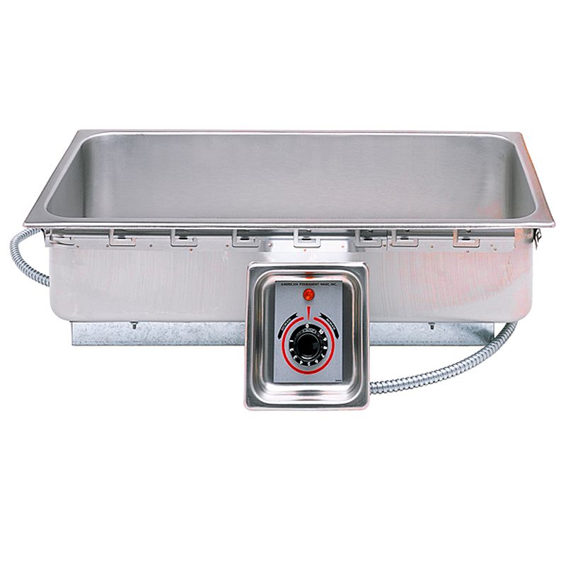 APW Wyott Top Mounted Drop-In Food Warmer, w/ Drain, TM-43D