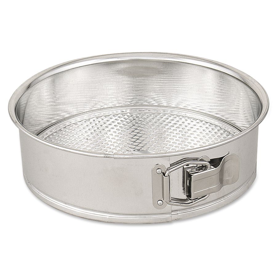 Browne Foodservice Polished Tin 8" Springform Cake Pan