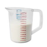 Rubbermaid Bouncer&reg; Clear Plastic 2 Qt Measuring Cup
