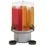 Cal-Mil&reg; 5 Gallon Octagonal Hawaiian Dual Beverage Dispenser