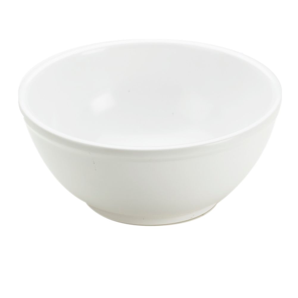 Cal-Mil&reg; White Melamine Bowl for 1222/1223 3-Tier Bowl Racks