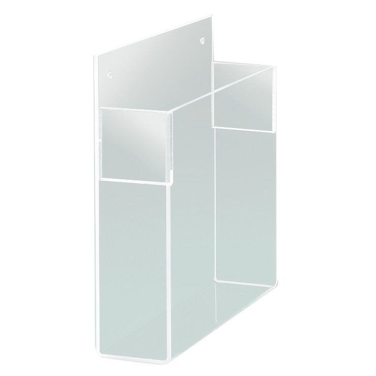 Cal-Mil&reg; 9.25" x 3" x 10" Wall Mount Menu Rack