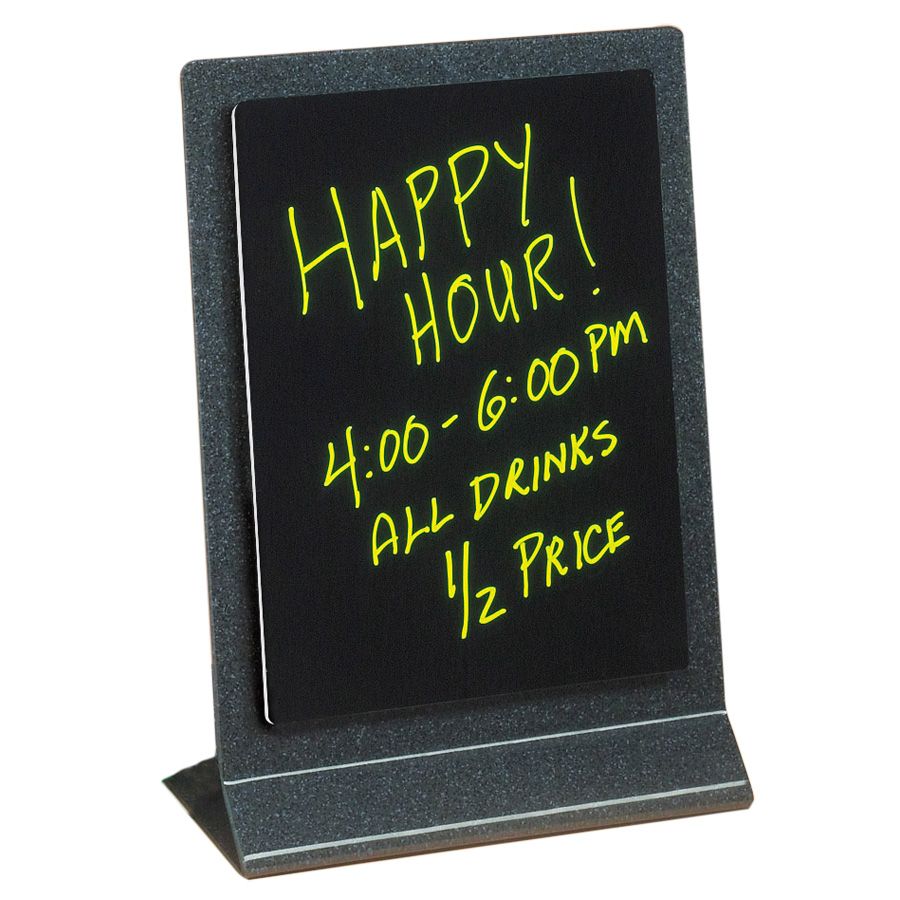 Cal-Mil&reg; 8.5" x 12" Charcoal Write On Easel