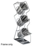 Cal-Mil&reg; Silver 3 Hold Silver Flatware Display