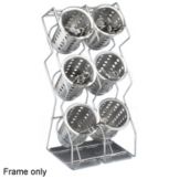 Cal-Mil&reg; Space Saver 6 Hold Wire Flatware Display