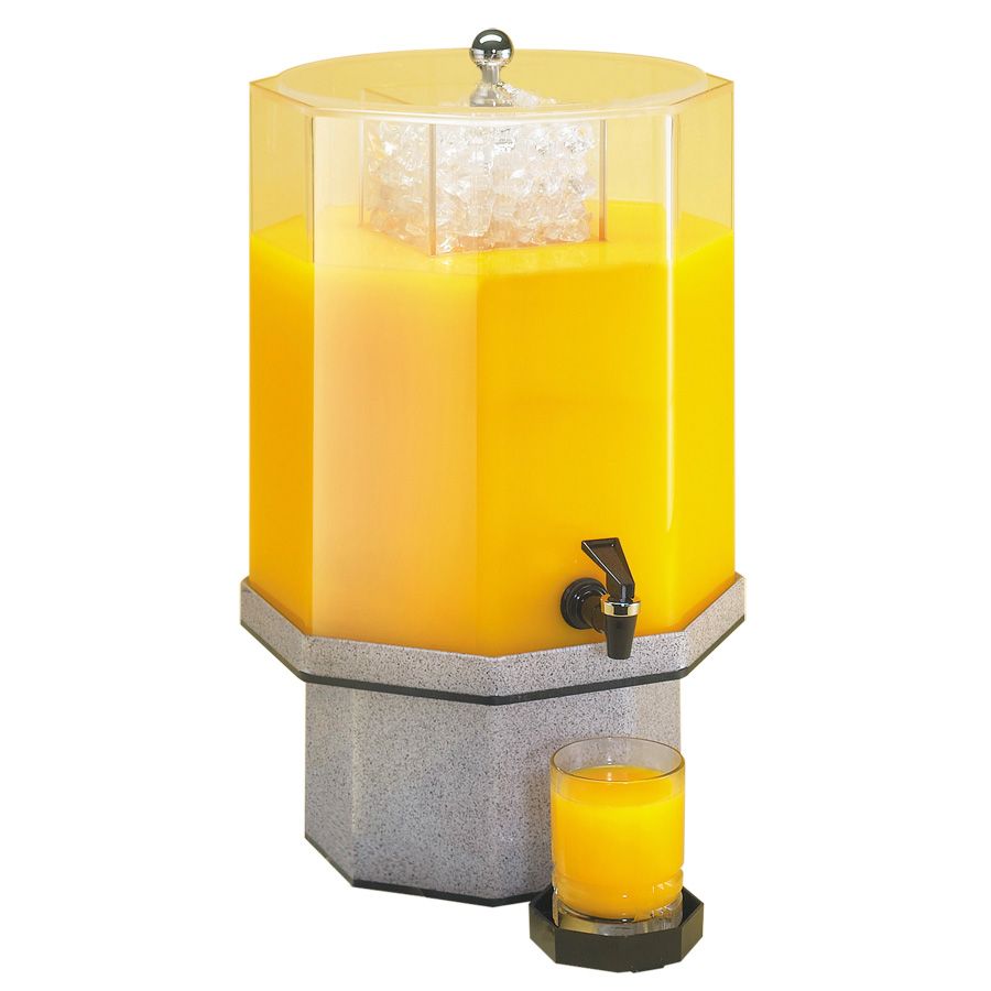 Cal-Mil&reg; 22" x 13" 5 Gallon Octagon Beverage Dispenser
