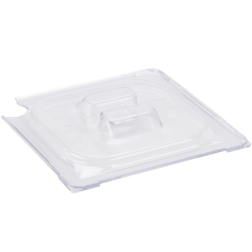 Super Pan 3 1/6 Size Low Temp Slotted Plastic Pan Cover, Clear