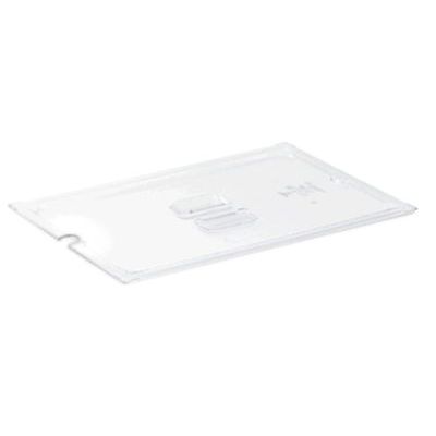 Super Pan 3 1/3 Size Low Temp Slotted Plastic Pan Cover, Clear