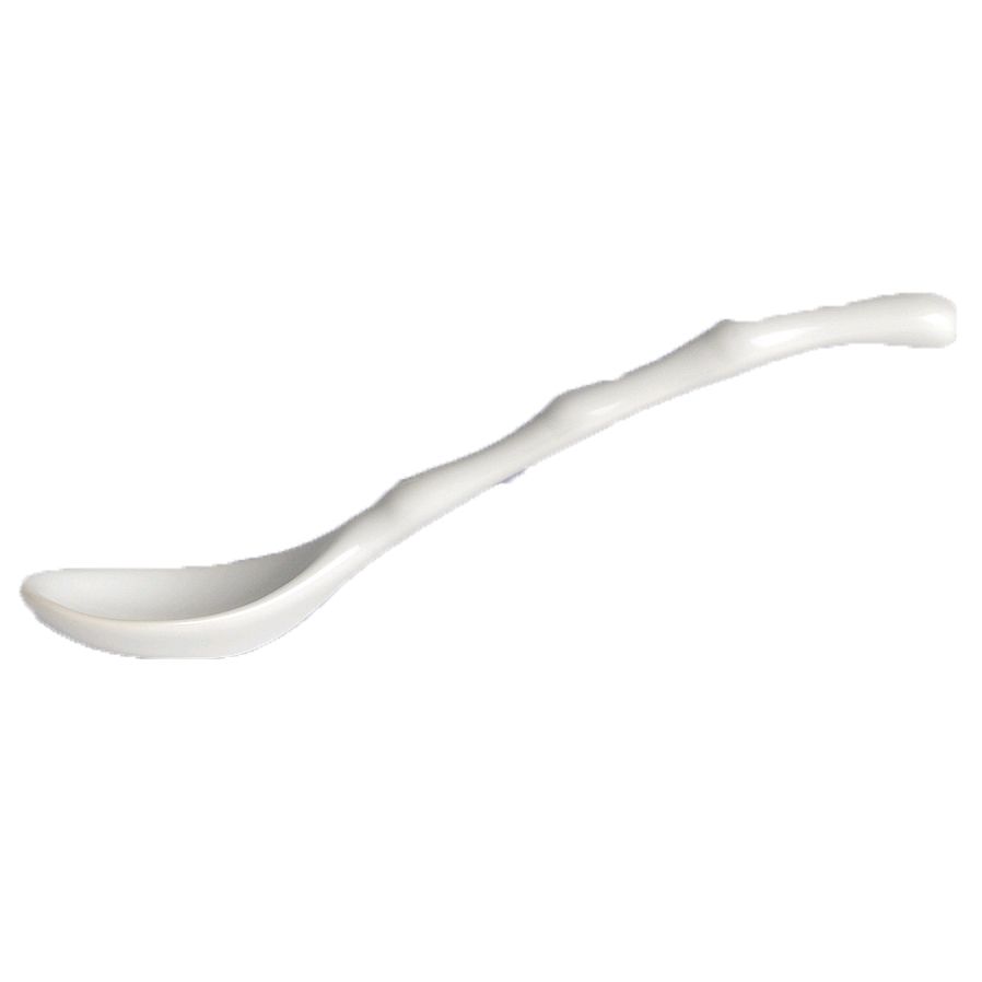 Steelite Rene Ozorio Aura Asian White 4-1/2" Small Spice Spoon