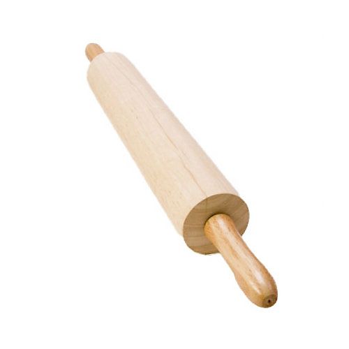Wooden 18" Rolling Pin w/ Ball Bearings, 3-1/2" Diam