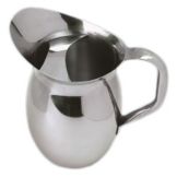 American Metalcraft S/S 68 Oz Bell Pitcher with Ice Guard