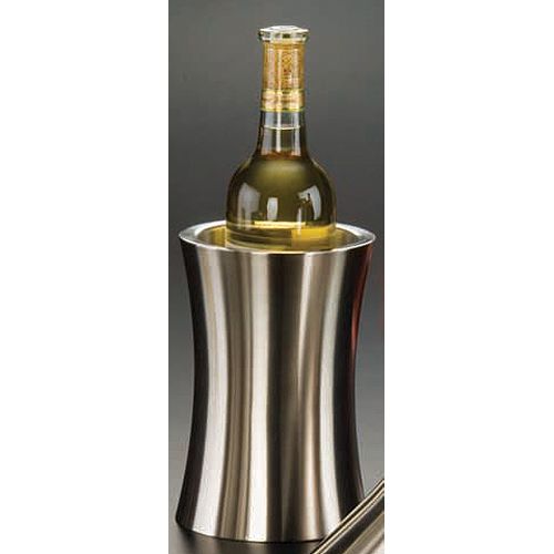 American Metalcraft New Wave Brushed S/S 8" Upright Wine Cooler