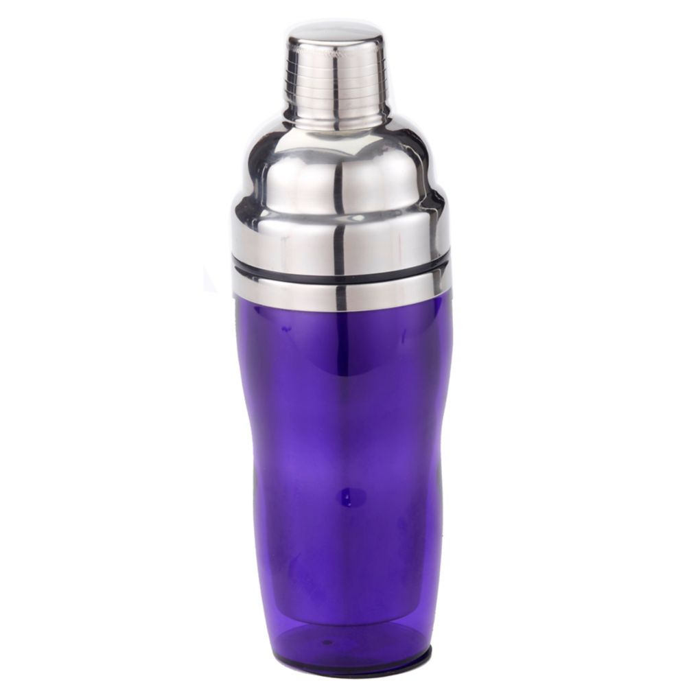 American Metalcraft Purple Acrylic 16 Oz. Cocktail Shaker with S/S Top