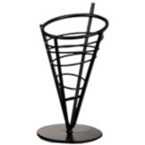 American Metalcraft Wrought Iron 9-1/2" Conical Basket