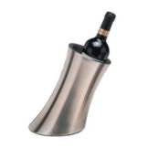 American Metalcraft New Wave Brushed S/S Slanted Wine Cooler