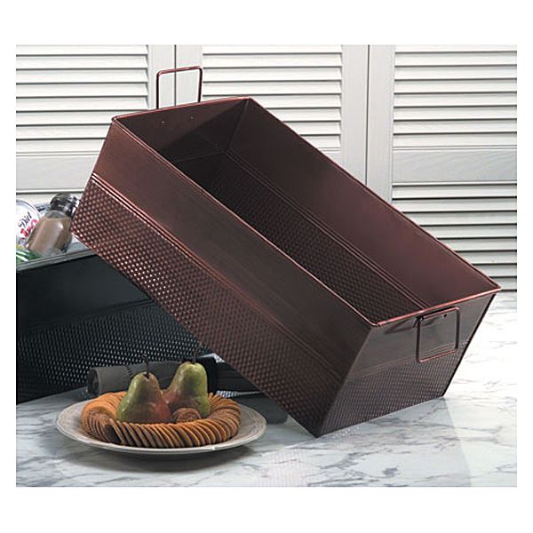 American Metalcraft Hammered Copper Full-Size Beverage Tub