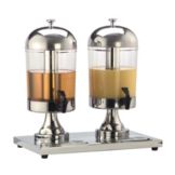 American Metalcraft Double Container 17 Qt Juice Dispenser