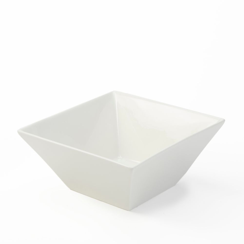 American Metalcraft White 9" Square Porcelain Bowl