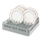 Full Size Standard Plate Rack, Gray, 19-3/4 x 19-3/4 x 3-1/4 H